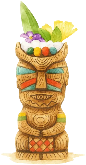 Ilustración del cóctel Haka